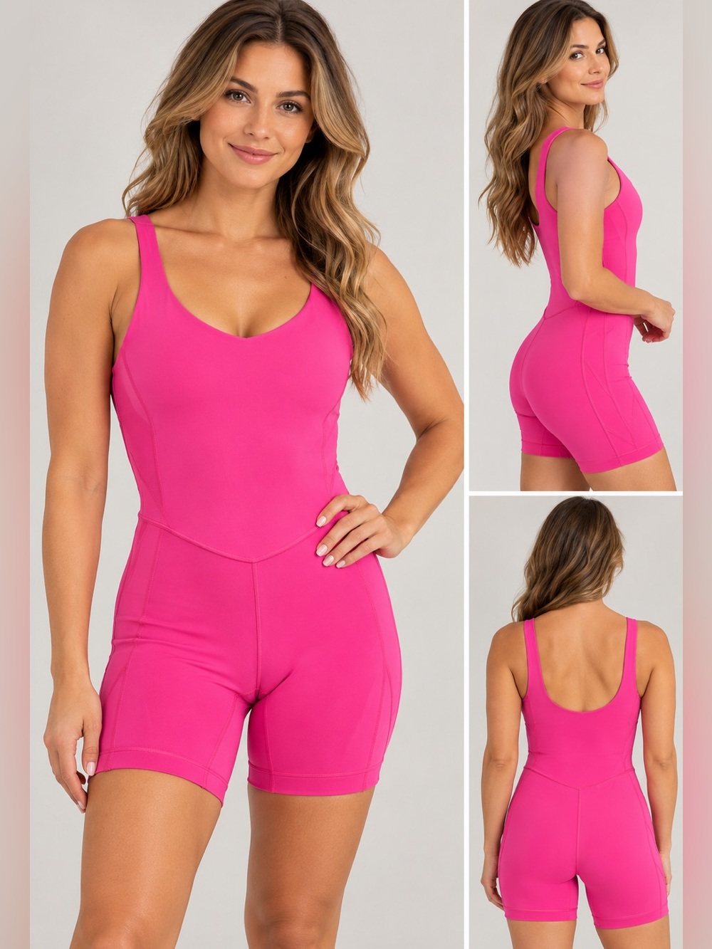 Lululemon Align Bodysuit / Align Onesie in Sonic Pink.